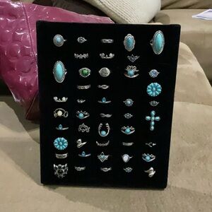 Turquoise and Silver Women's Rings Coming Soon